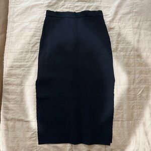 Olivaceous Classic Black Pencil Skirt